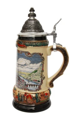 Deutschland Heidelberg Panorama Beer Stein -German Wine Glass Shop Deutschland Heidelberg Panorama Beer Stein ZB1413906H RS SM 04473.1447878515