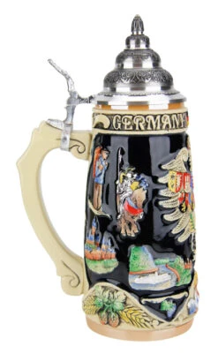 Deutschland Legacy Beer Stein -German Wine Glass Shop Deutschland Legacy Beer Stein K1010SB LS SM 07020.1479247188