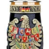 Deutschland Legacy Beer Stein With Pewter Beer Maiden Lid