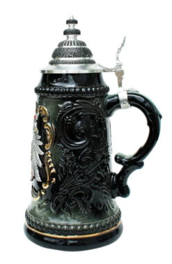 Deutschland Pewter Eagle Beer Stein 2 Deutschland Pewter Eagle Beer Stein -German Wine Glass Shop Deutschland Pewter Eagle Beer Stein ZB1573Z696 RS SM 95972.1424451348