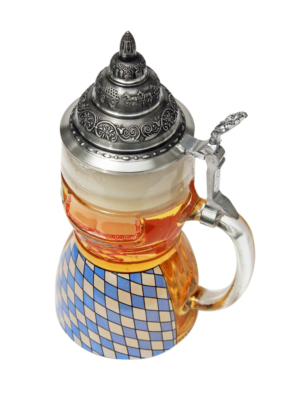 Dirndl Glass Beer Stein 0.5 Liter -German Wine Glass Shop Dirndl Glass Beer Stein 0.5 Liter K2000040 wB A SM 82543.1679347553