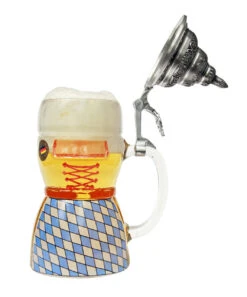 Dirndl Glass Beer Stein 0.5 Liter -German Wine Glass Shop Dirndl Glass Beer Stein 0.5 Liter K2000040 wB FNTO SM 98734.1447174186