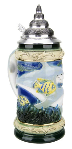 Dolphin Beer Stein -German Wine Glass Shop Dolphin Beer Stein K961 LA SM 37912.1490128973