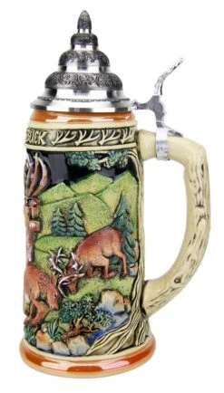 Dominant Buck Beer Stein -German Wine Glass Shop Dominant Buck Beer Stein K957 RS LG 14629.1490131637