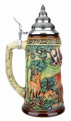Dominant Buck Beer Stein Rustic -German Wine Glass Shop Dominant Buck Beer Stein Rustic K957RU LS SM 66693.1495572797
