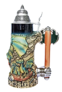 Dragon Beer Stein 3 Dragon Beer Stein -German Wine Glass Shop Dragon Beer Stein KT4000BZ RS SM 80319.1401396059