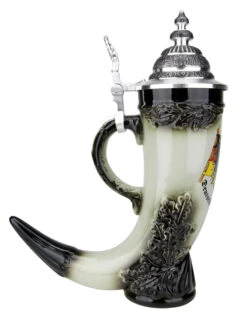 Drinking Horn German Beer Stein -German Wine Glass Shop Drinking Horn German Beer Stein ZB1546606 LS SM 39919.1543360368