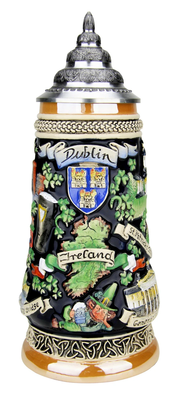 Dublin Ireland Beer Stein Dublin Ireland Beer Stein -German Wine Glass Shop Dublin Ireland German Beer Stein K303DUB FNT SM 63307.1542152200