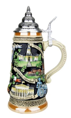 Dublin Ireland Beer Stein 2 Dublin Ireland Beer Stein -German Wine Glass Shop Dublin Ireland German Beer Stein K303DUB RS SM 63274.1542152201