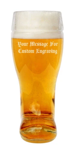 Glass Beer Boot 1 Liter -German Wine Glass Shop Engraved Glass Beer Boot 1 Liter BK79PL 13754.1455123156