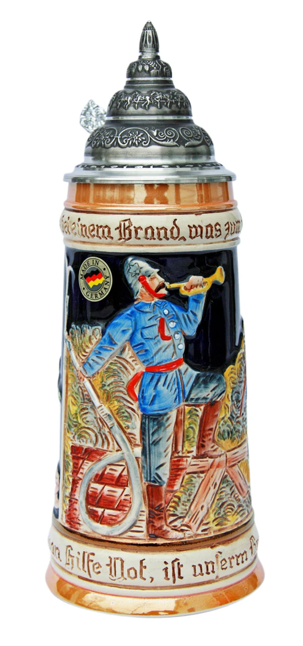 Firemans Beer Stein Firemans Beer Stein -German Wine Glass Shop Firemans Beer Stein K3019Z FNT SM 49300.1401396417
