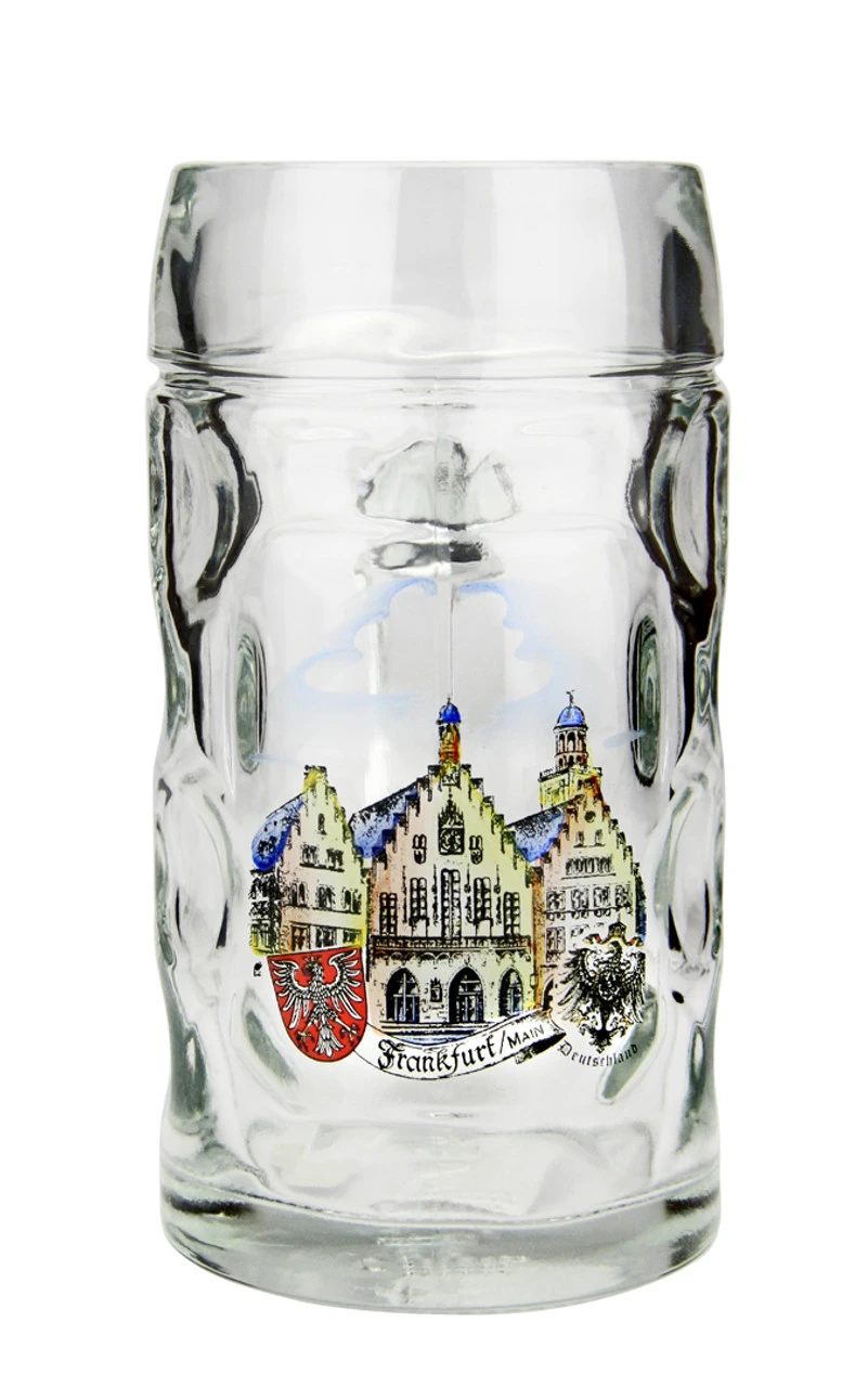 Frankfurt Dimpled Oktoberfest Glass Beer Mug 0.5 Liter Frankfurt Dimpled Oktoberfest Glass Beer Mug 0.5 Liter -German Wine Glass Shop Frankfurt Oktoberfest Glass Beer Mug 0.5 Liter GS2105F FNT SM 23703.1584366337