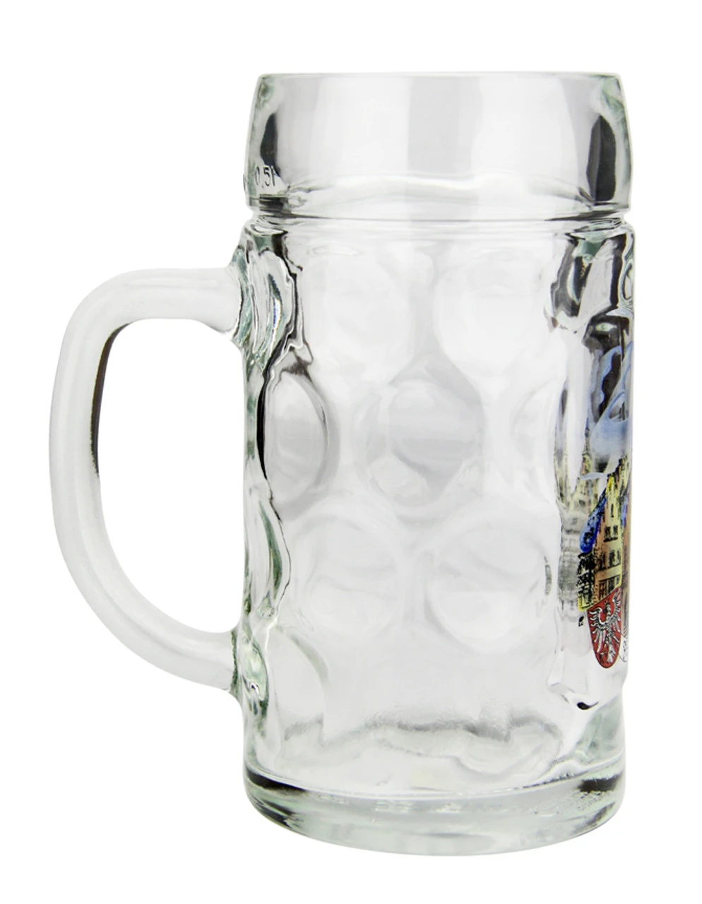 Frankfurt Dimpled Oktoberfest Glass Beer Mug 0.5 Liter Frankfurt Dimpled Oktoberfest Glass Beer Mug 0.5 Liter -German Wine Glass Shop Frankfurt Oktoberfest Glass Beer Mug 0.5 Liter GS2105F Side SM 70994.1584366337