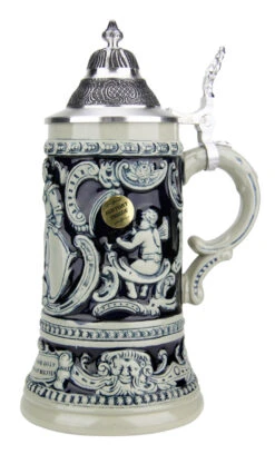 Friedolin | Drunken Student Beer Stein Cobalt -German Wine Glass Shop Friedolin Drunken Student Beer Stein Cobalt KT1341EZ RS SM 65469.1490912668