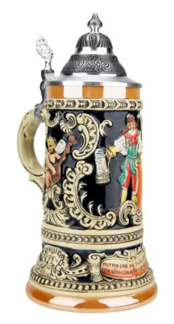 Friedolin | Drunken Student Beer Stein -German Wine Glass Shop Friedolin Drunken Student Beer Stein KT1341BZ LA SM 11364.1490912660