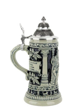 Gambrinus The Beer King Stein Cobalt | 0.3 Liter -German Wine Glass Shop Gambrinus The Beer King Stein Cobalt 0.3 Liter KT1375EZ3 LS SM 45098.1461690956