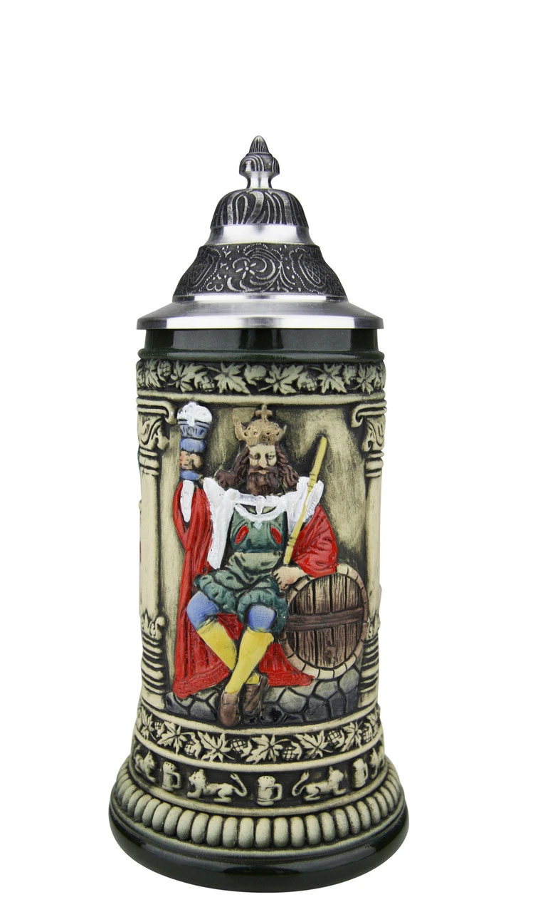 Gambrinus The Beer King Stein Rustic | 0.3 Liter -German Wine Glass Shop Gambrinus The Beer King Stein Rustic 0.3 Liter KT1375RUZ3 FNT SM 54794.1554757946