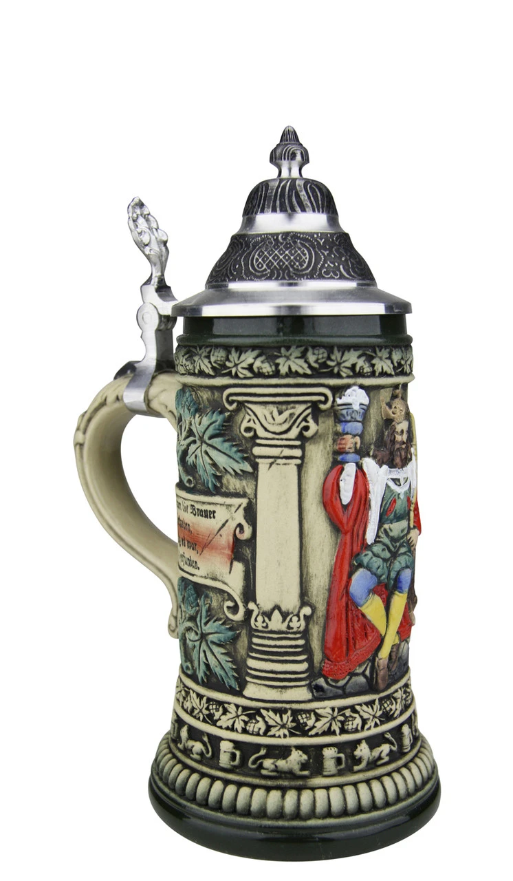 Gambrinus The Beer King Stein Rustic | 0.3 Liter -German Wine Glass Shop Gambrinus The Beer King Stein Rustic 0.3 Liter KT1375RUZ3 LA SM 40688.1554757962