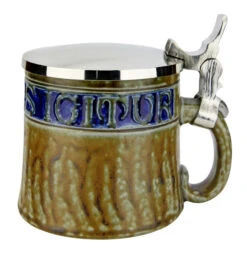 Gaudeamus Igitur Salt Glaze Beer Stein 5 Gaudeamus Igitur Salt Glaze Beer Stein -German Wine Glass Shop Gaudeamus Igitur Salt Glaze Beer Stein GM0268 90 RS SM 47470.1587141476