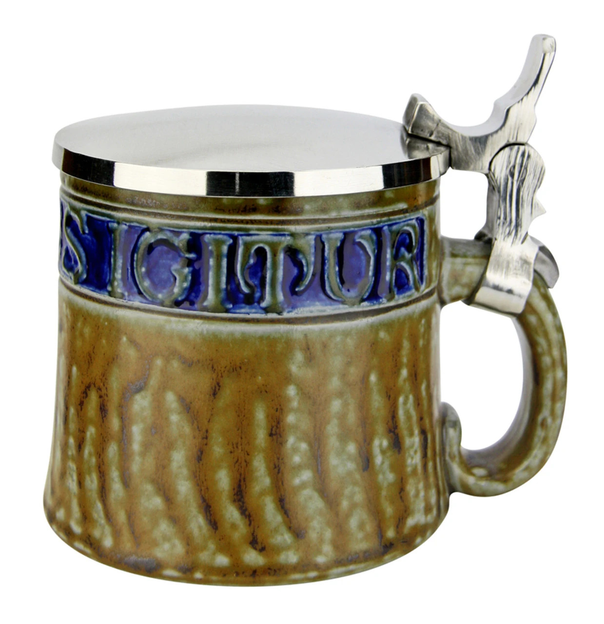 Gaudeamus Igitur Salt Glaze Beer Stein Gaudeamus Igitur Salt Glaze Beer Stein -German Wine Glass Shop Gaudeamus Igitur Salt Glaze Beer Stein GM0268 90 RS SM 47470.1587141476