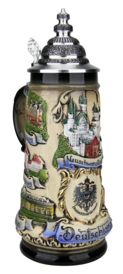 German Castles Beer Stein -German Wine Glass Shop German Castles Beer Stein ZB1934906 LA SM 29308.1516845902