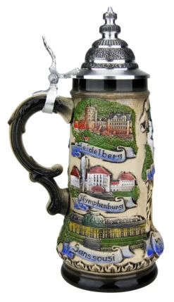 German Castles Beer Stein -German Wine Glass Shop German Castles Beer Stein ZB1934906 LS SM 90093.1516845902
