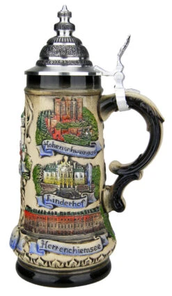 German Castles Beer Stein -German Wine Glass Shop German Castles Beer Stein ZB1934906 RS SM 19979.1516845902