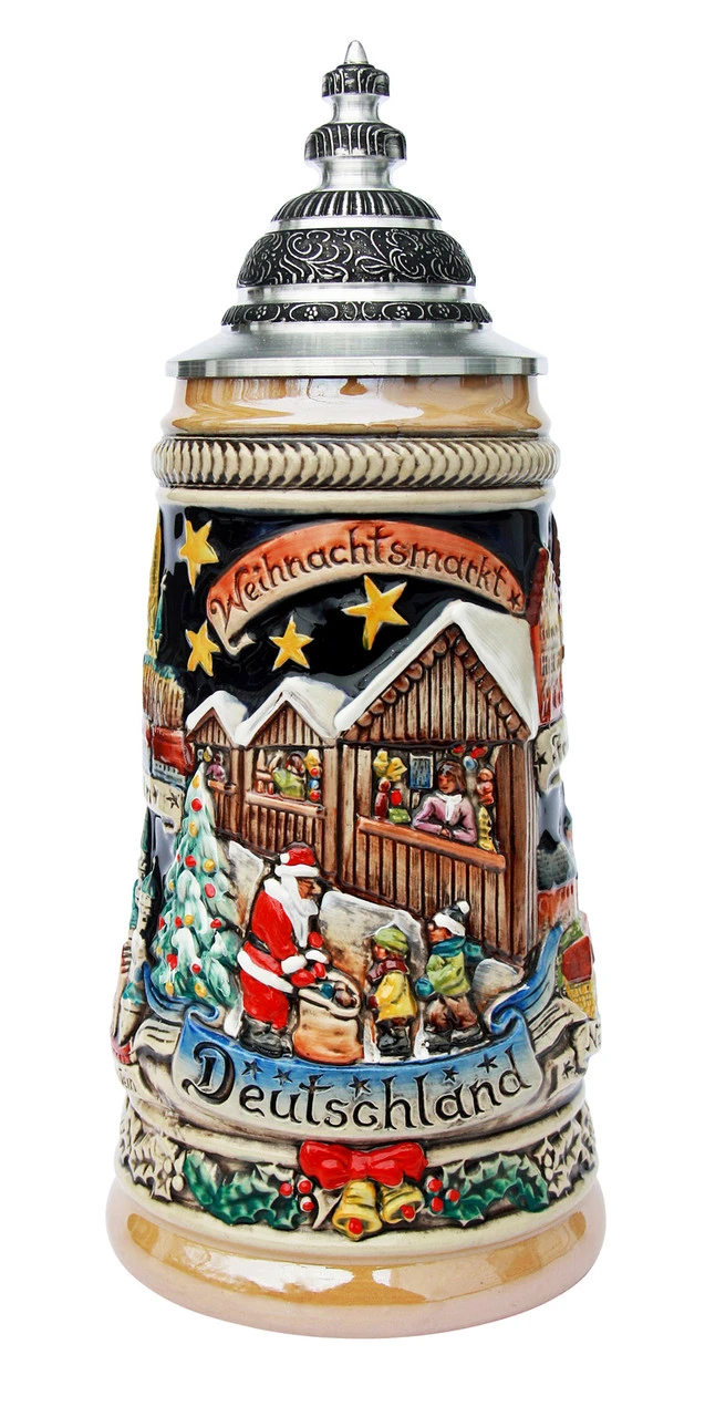 German Christmas Market Beer Stein -German Wine Glass Shop German Christmas Market Beer Stein ZB1837996 FNT SM2 47972.1618771436