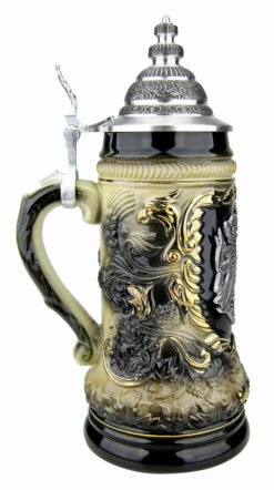 German Eagle Beer Stein -German Wine Glass Shop German Eagle Beer Stein ZB1423606N LS SM 28450.1511040011