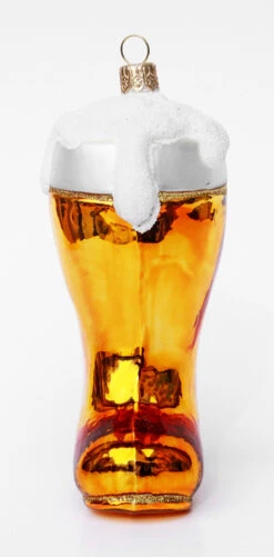 German Beer Boot Glass Christmas Ornament -German Wine Glass Shop German Glass Beer Boot Christmas Ornament PP1414 FNT SM 48912.1508950729