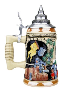 Medieval German Knights Beer Stein -German Wine Glass Shop German Knights Beer Stein K725K LS SM 84053.1511888305