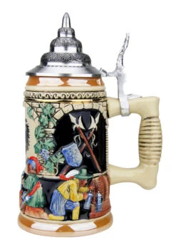 Medieval German Knights Beer Stein -German Wine Glass Shop German Knights Beer Stein K725K RS SM 14513.1511888305