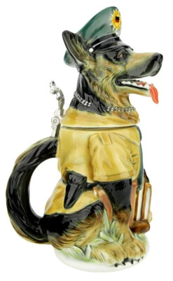 German Shepherd Police Dog Beer Stein -German Wine Glass Shop German Shepherd Police Dog Beer Stein K8005 LS SM 13168.1697742058