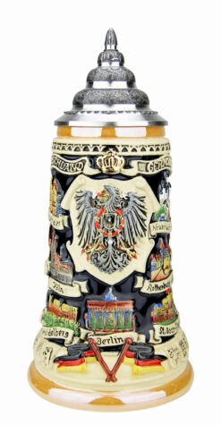 German Traveler Beer Stein | 0.4 Liter