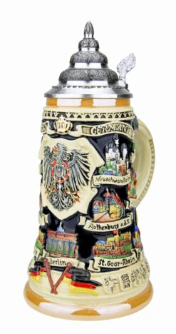 German Traveler Beer Stein | 0.4 Liter 4 German Traveler Beer Stein | 0.4 Liter -German Wine Glass Shop German Traveler Beer Stein 0.4 Liter K609 4 RA SM 03772.1532554386