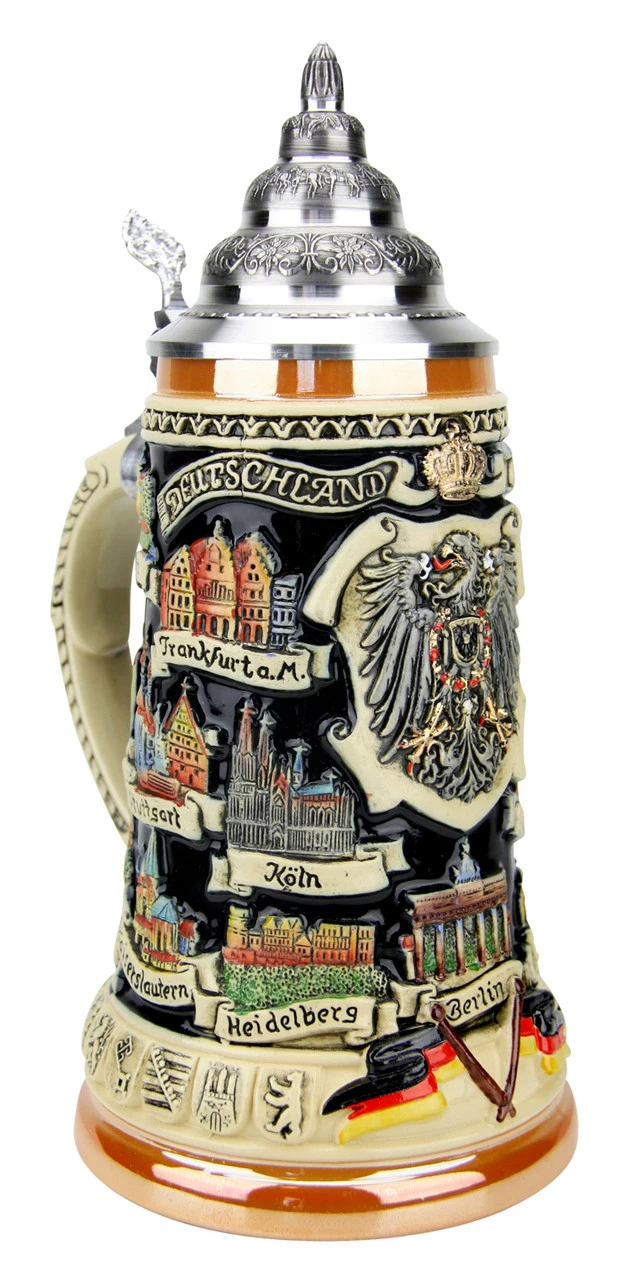 German Traveler Beer Stein German Traveler Beer Stein -German Wine Glass Shop German Traveler Beer Stein K609 A SM 18117.1490044766