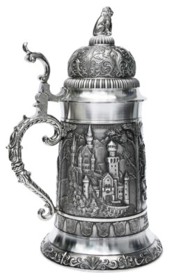 Giant Bavaria Pewter Beer Stein -German Wine Glass Shop Giant Bavaria Pewter Beer Stein SK60313 LS SM 04205.1398609075