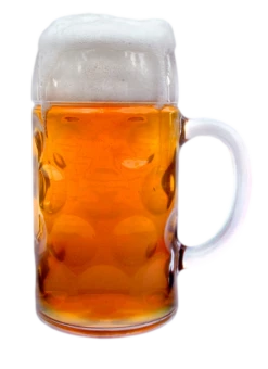 Dimpled Oktoberfest Glass Beer Mug 1 Liter -German Wine Glass Shop Glass Beer Mug 1 Liter Isar SM 17417.1395781044