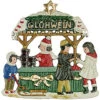 Gluehwein Stand German Pewter Christmas Ornament
