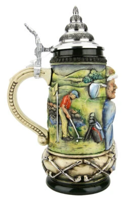 Golfer German Beer Stein -German Wine Glass Shop Golfer German Beer Stein K393RZGO LS SM 48753.1653414013