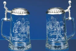 Golfer Glass Beer Stein