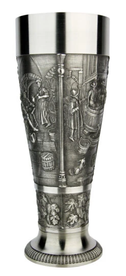 Grape Harvest Pewter Wheat Beer Tulip -German Wine Glass Shop Grape Harvest Pewter Wheat Beer Tulip AS60059 6 SM 77805.1611519349