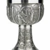 Grape Harvest Pewter Wine Chalice