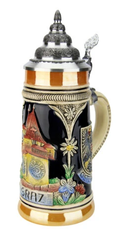 Graz Austria Beer Stein -German Wine Glass Shop Graz Austria Beer Stein K300RG RA SM 22127.1591219368