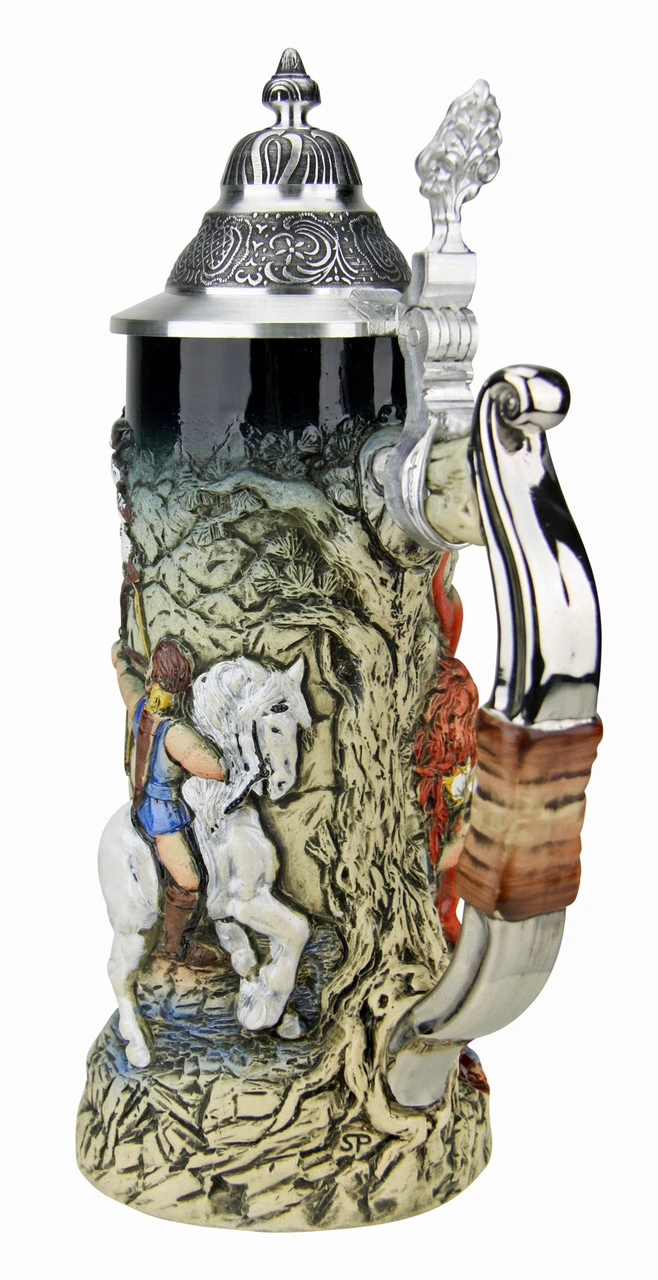 Griffin German Beer Stein Griffin German Beer Stein -German Wine Glass Shop Griffon Beer Stein KT4001BZ Back SM 10106.1495579860
