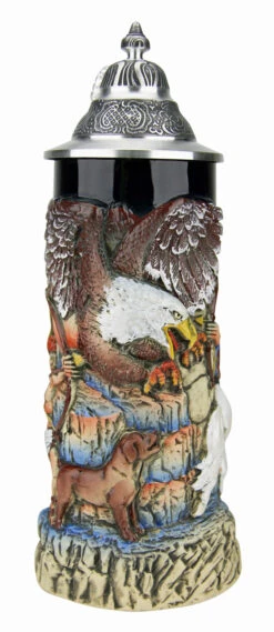 Griffin German Beer Stein 5 Griffin German Beer Stein -German Wine Glass Shop Griffon Beer Stein KT4001BZ FNT SM 37604.1495579860