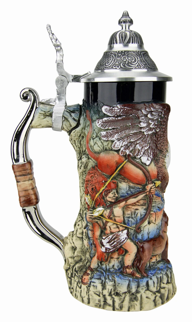 Griffin German Beer Stein Griffin German Beer Stein -German Wine Glass Shop Griffon Beer Stein KT4001BZ LS SM 18949.1495579860