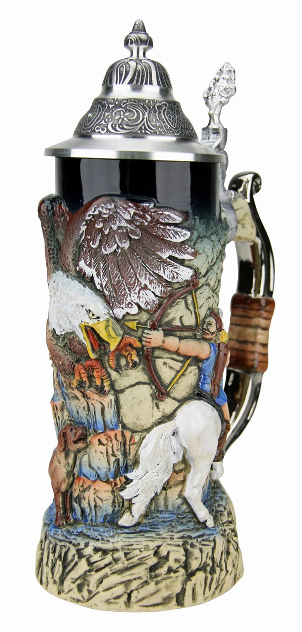 Griffin German Beer Stein Griffin German Beer Stein -German Wine Glass Shop Griffon Beer Stein KT4001BZ RA SM 99633.1495579860