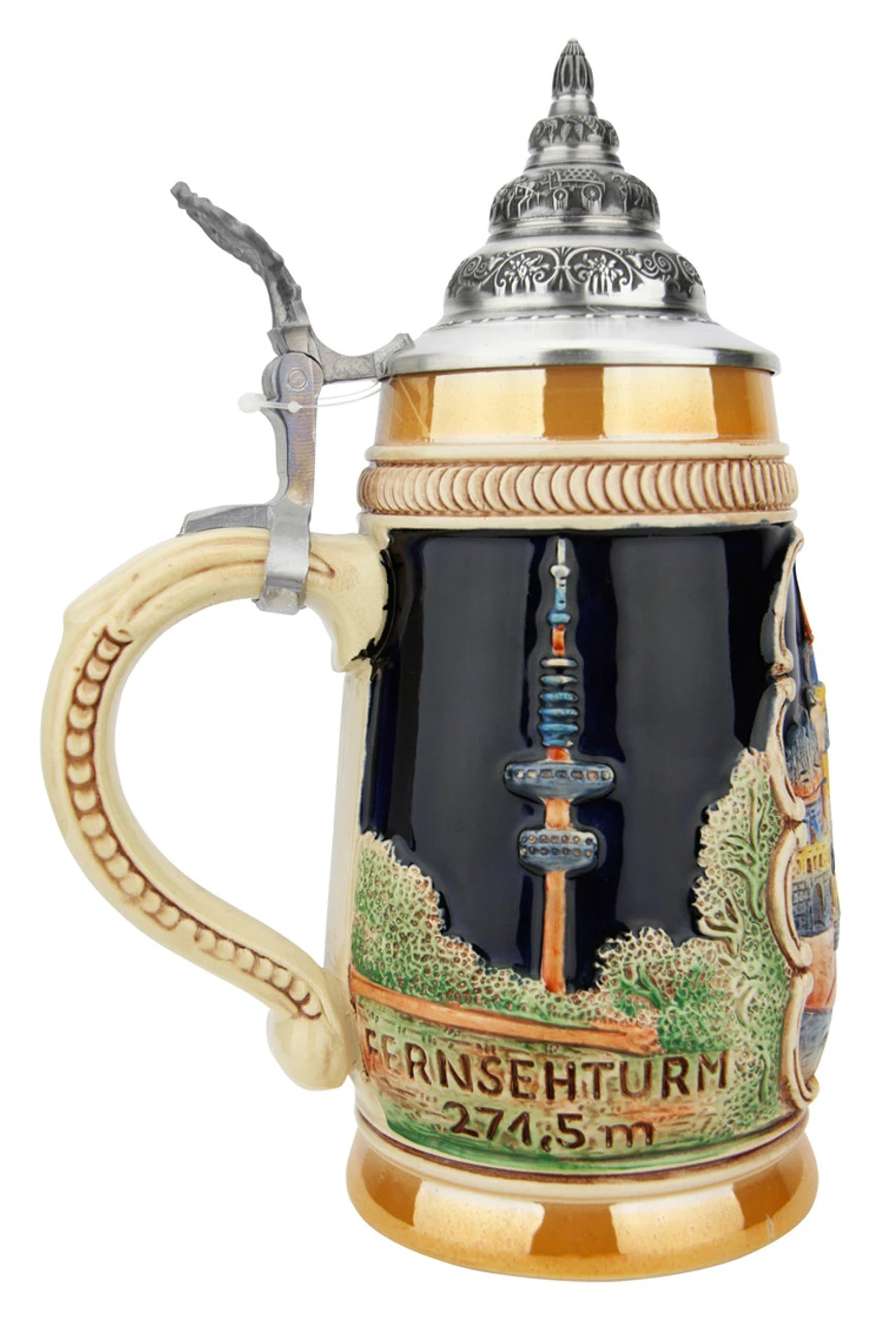Hamburg German Beer Stein Hamburg German Beer Stein -German Wine Glass Shop Hamburg German Beer Stein K300RHAM LS SM 51152.1648845914