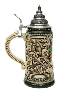 Heidelberg City Skyline Beer Stein 0.4 Liter 2 Heidelberg City Skyline Beer Stein 0.4 Liter -German Wine Glass Shop Heidelberg City Skyline Beer Stein 0.4 Liter K430RUH LS SM 70268.1446647356